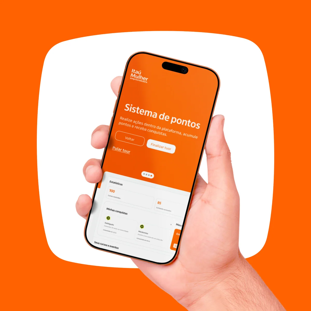 Itaú project screen